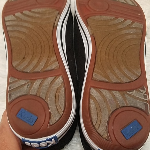 Women's Black Canvas Keds - Picture 6 of 6